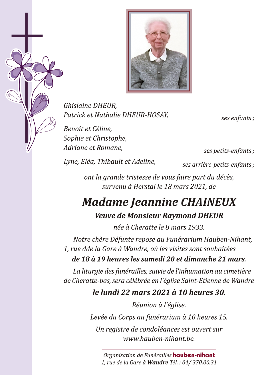 Image Annonce nécrologique