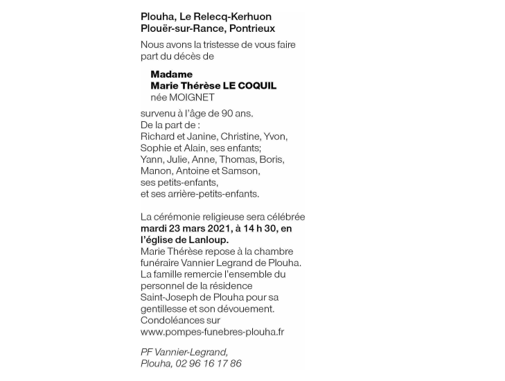 Image Annonce nécrologique