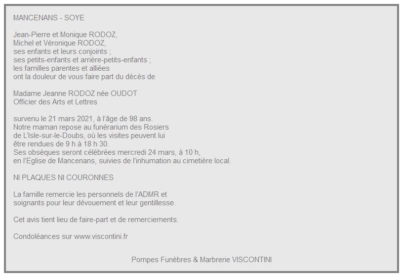 Image Annonce nécrologique