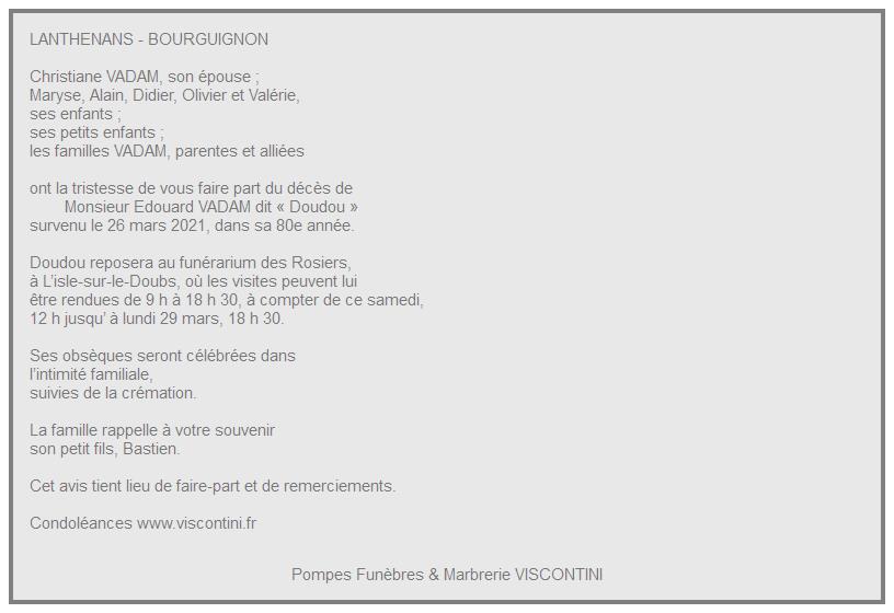 Image Annonce nécrologique