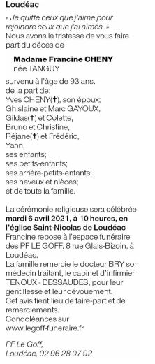 Image Annonce nécrologique