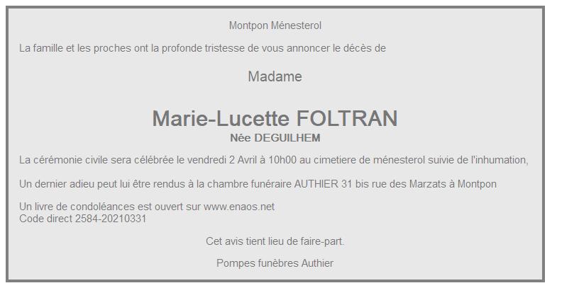 Image Annonce nécrologique