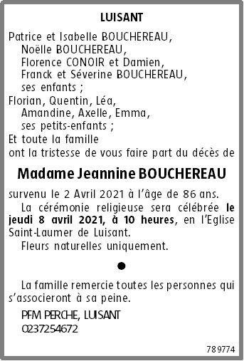 Image Annonce nécrologique