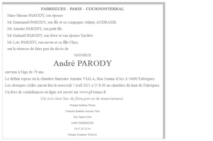 Image Annonce nécrologique