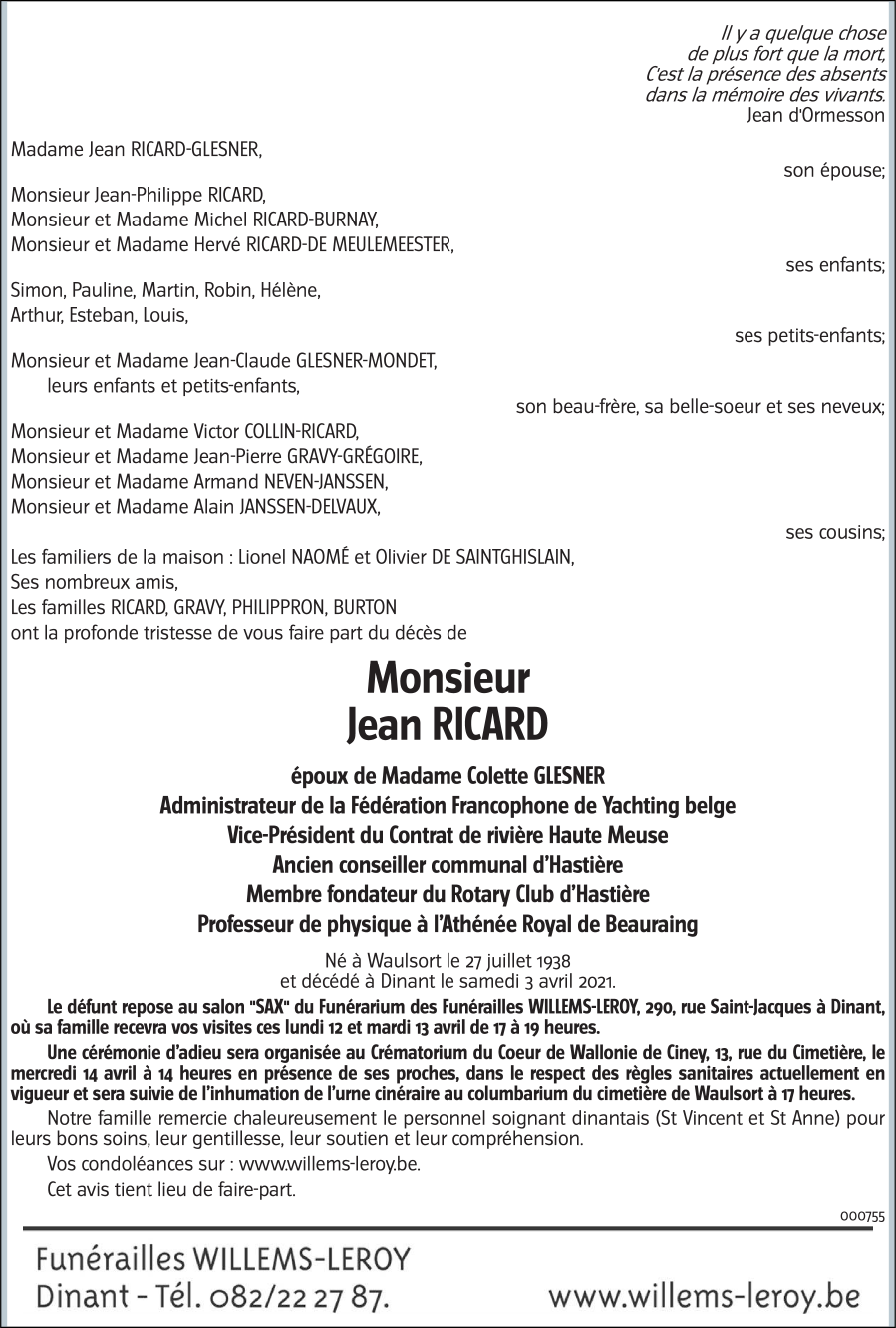 Image Annonce nécrologique