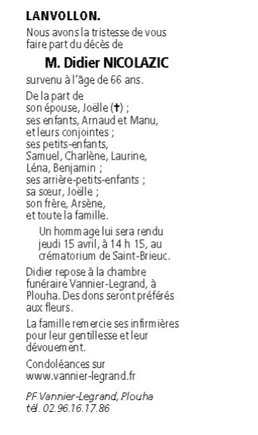 Image Annonce nécrologique