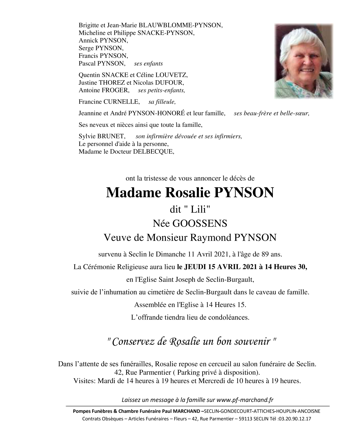 Image Pour voir le faire-part de Rosalie CLIQUEZ-ICI