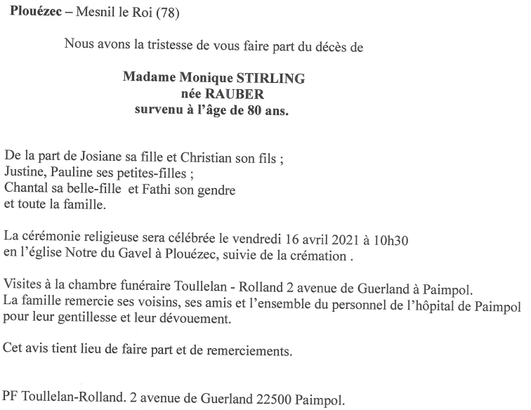 Image Annonce nécrologique
