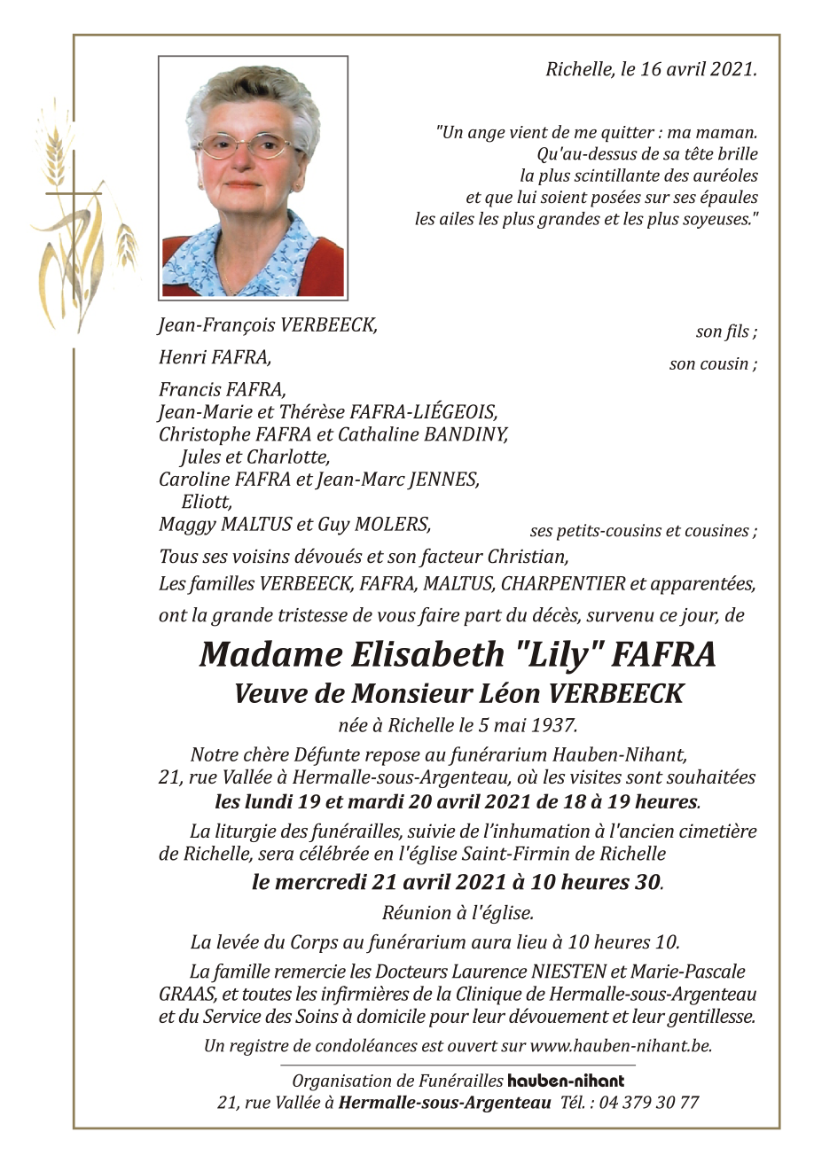 Image Annonce nécrologique