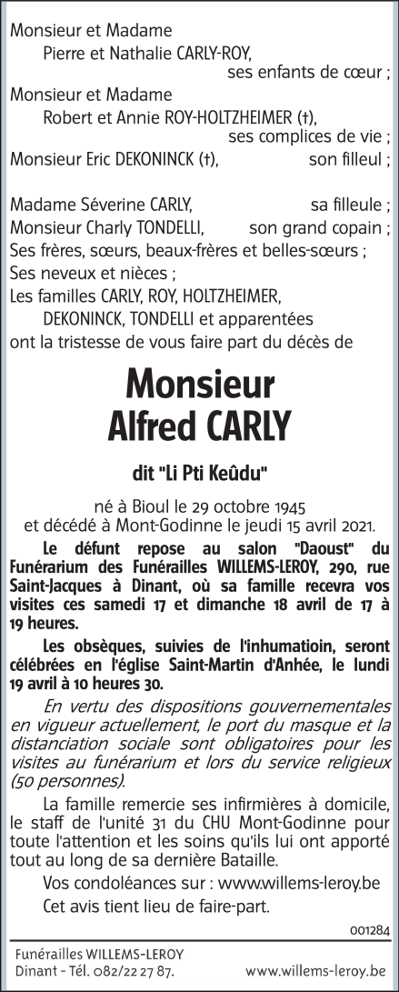 Image Annonce nécrologique