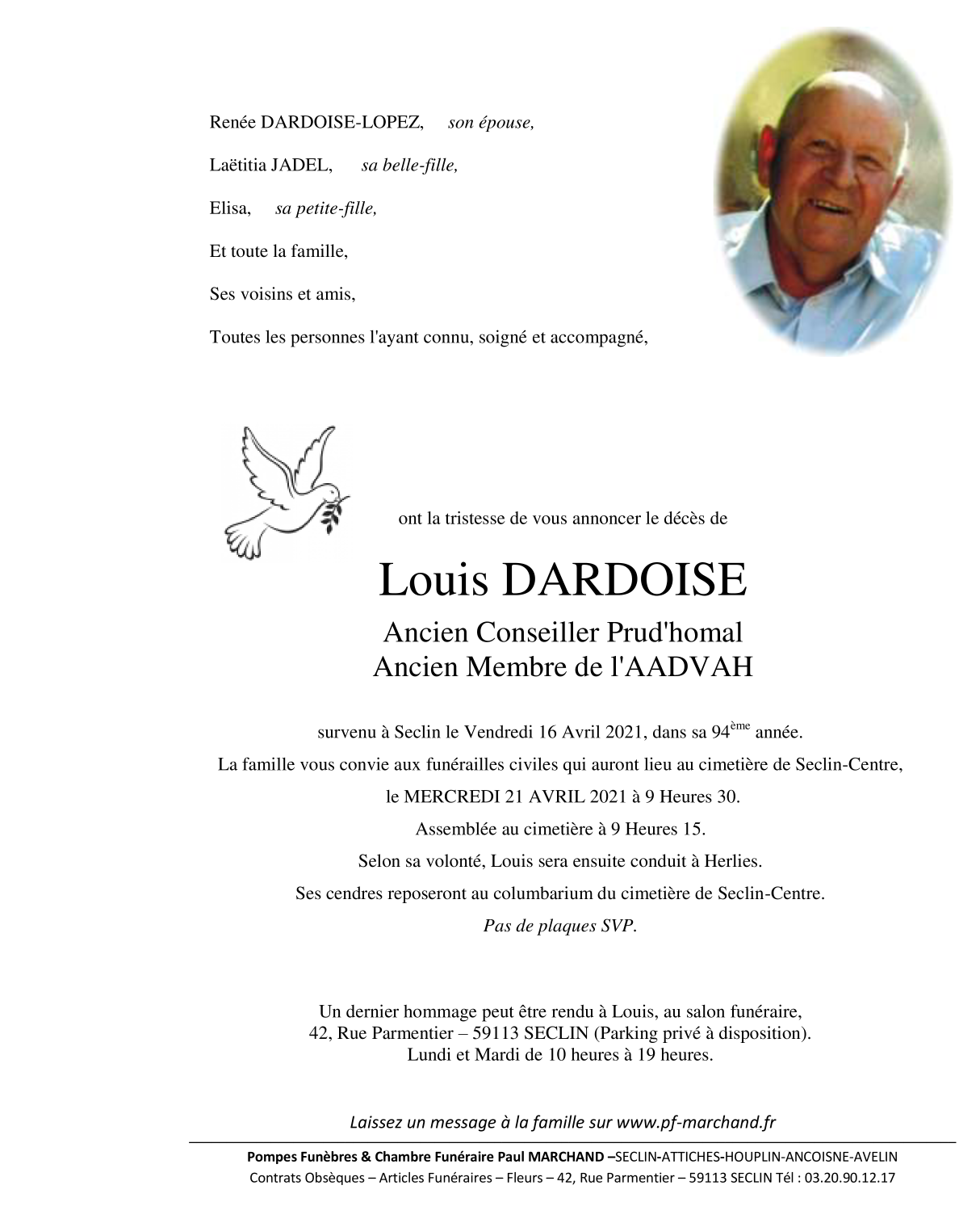 Image Pour voir le faire-part de Louis CLIQUEZ-ICI