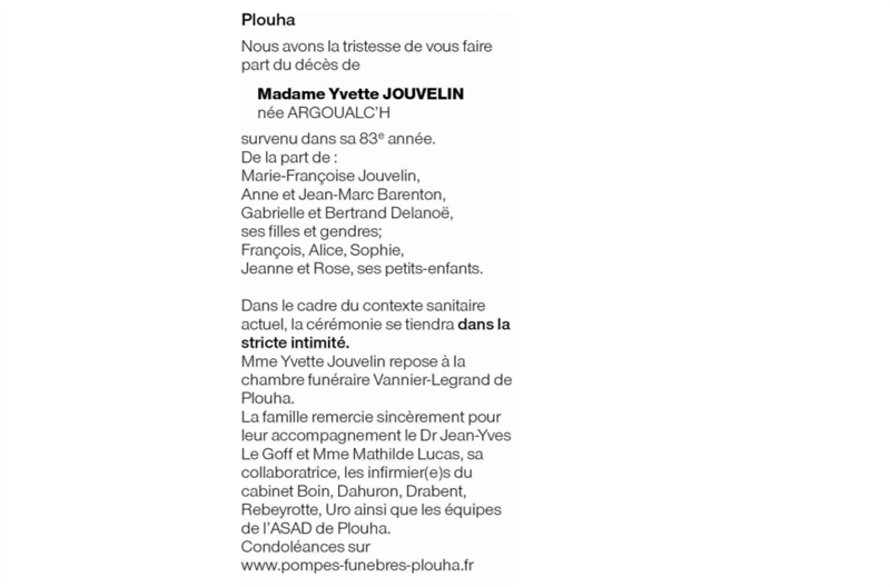 Image Annonce nécrologique