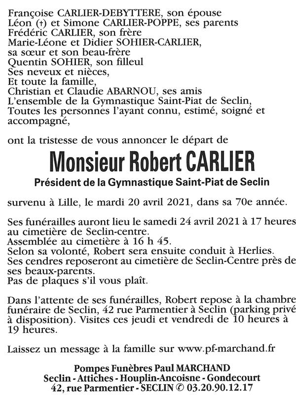 Image Pour voir le faire-part de Robert CLIQUEZ-ICI