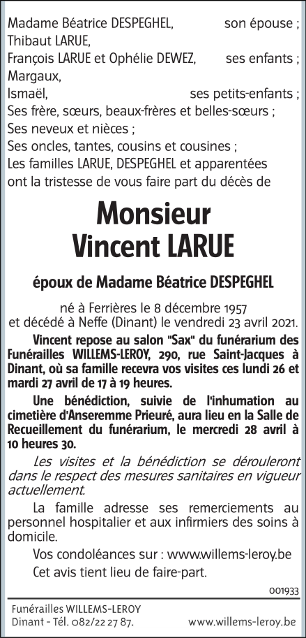 Image Annonce nécrologique