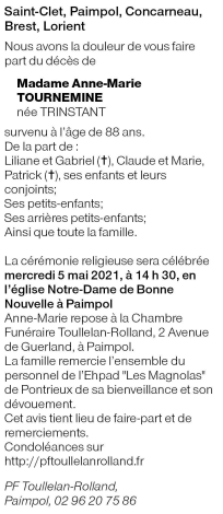 Image Annonce nécrologique