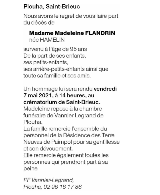Image Annonce nécrologique