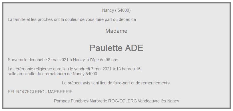 Image Annonce nécrologique