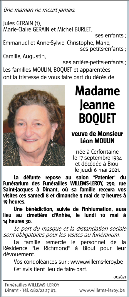 Image Annonce nécrologique
