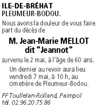 Image Annonce nécrologique