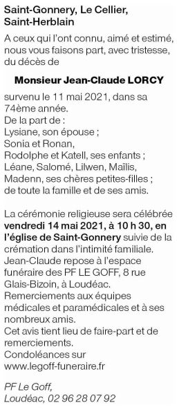 Image Annonce nécrologique