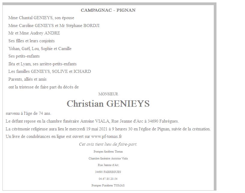 Image Annonce nécrologique