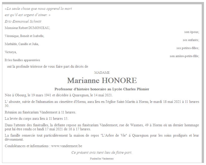 Image Annonce nécrologique