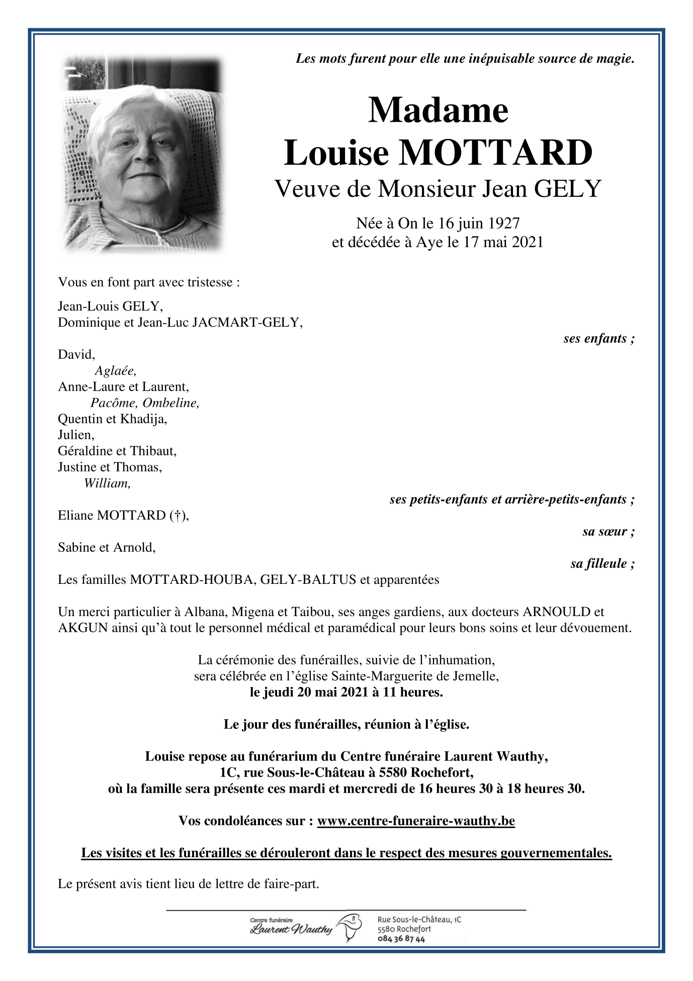 Image Annonce nécrologique