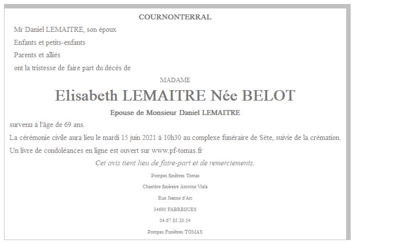 Image Annonce nécrologique