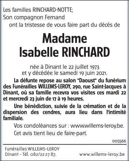 Image Annonce nécrologique
