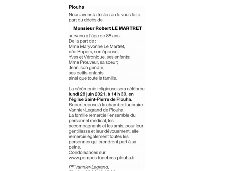 Image Annonce nécrologique