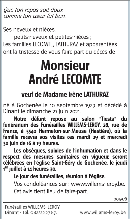 Image Annonce nécrologique