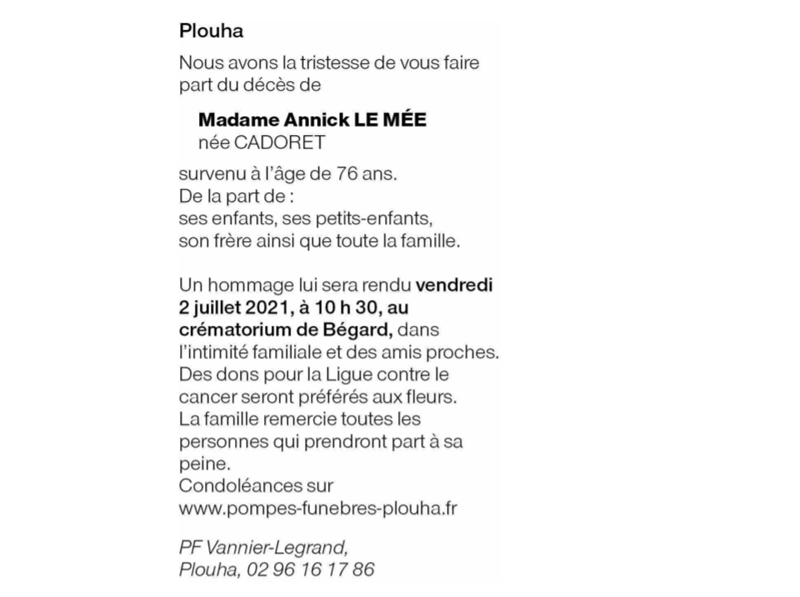 Image Annonce nécrologique