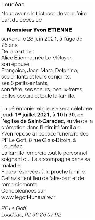 Image Annonce nécrologique