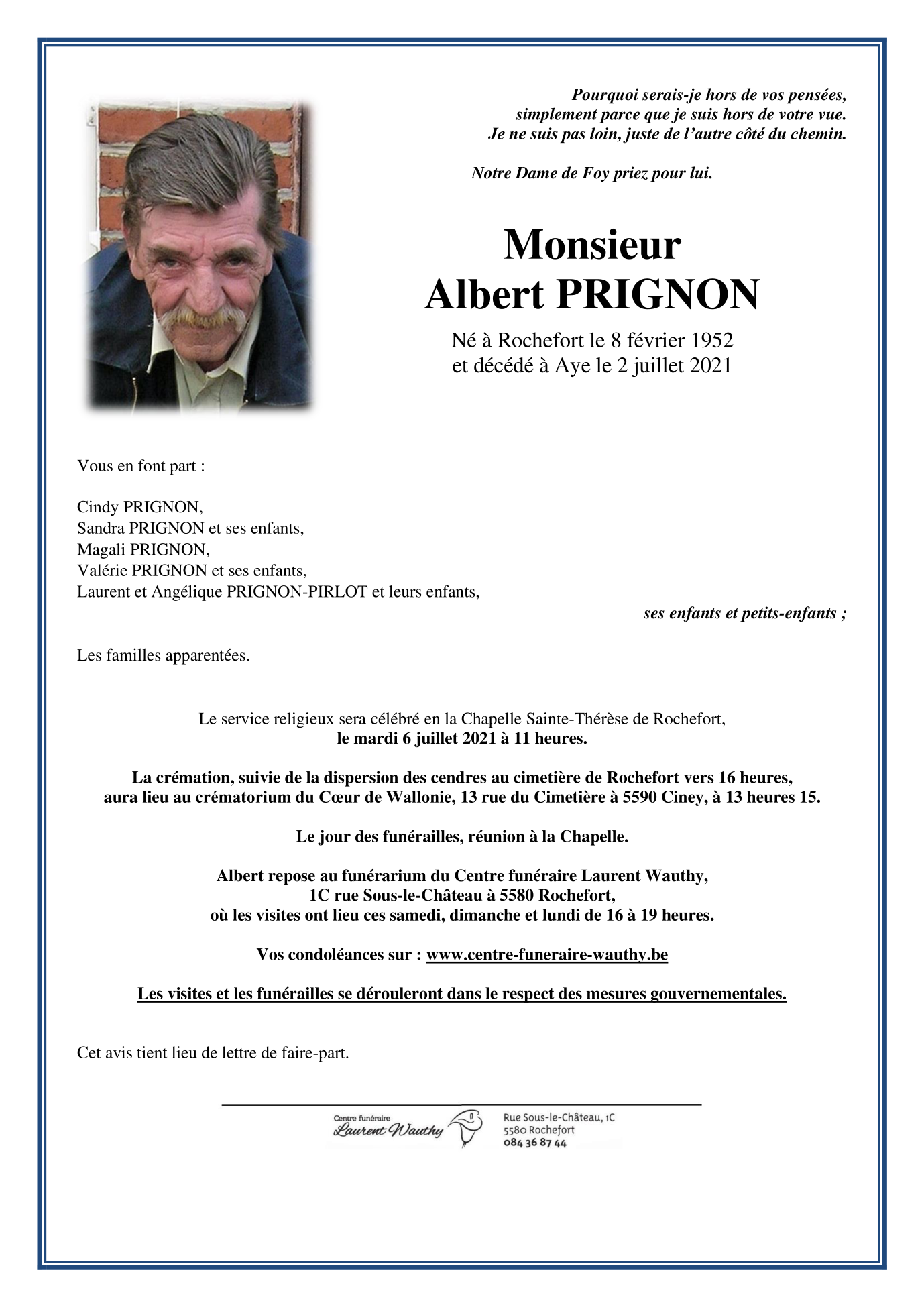 Image Annonce nécrologique