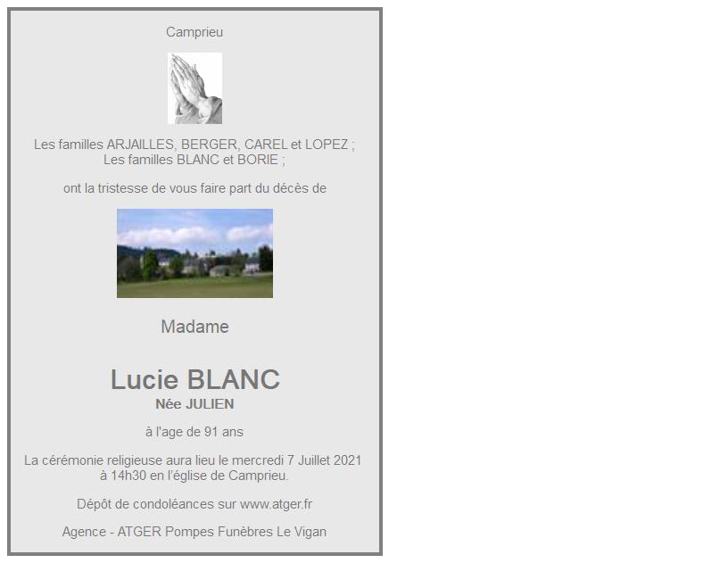 Image Annonce nécrologique