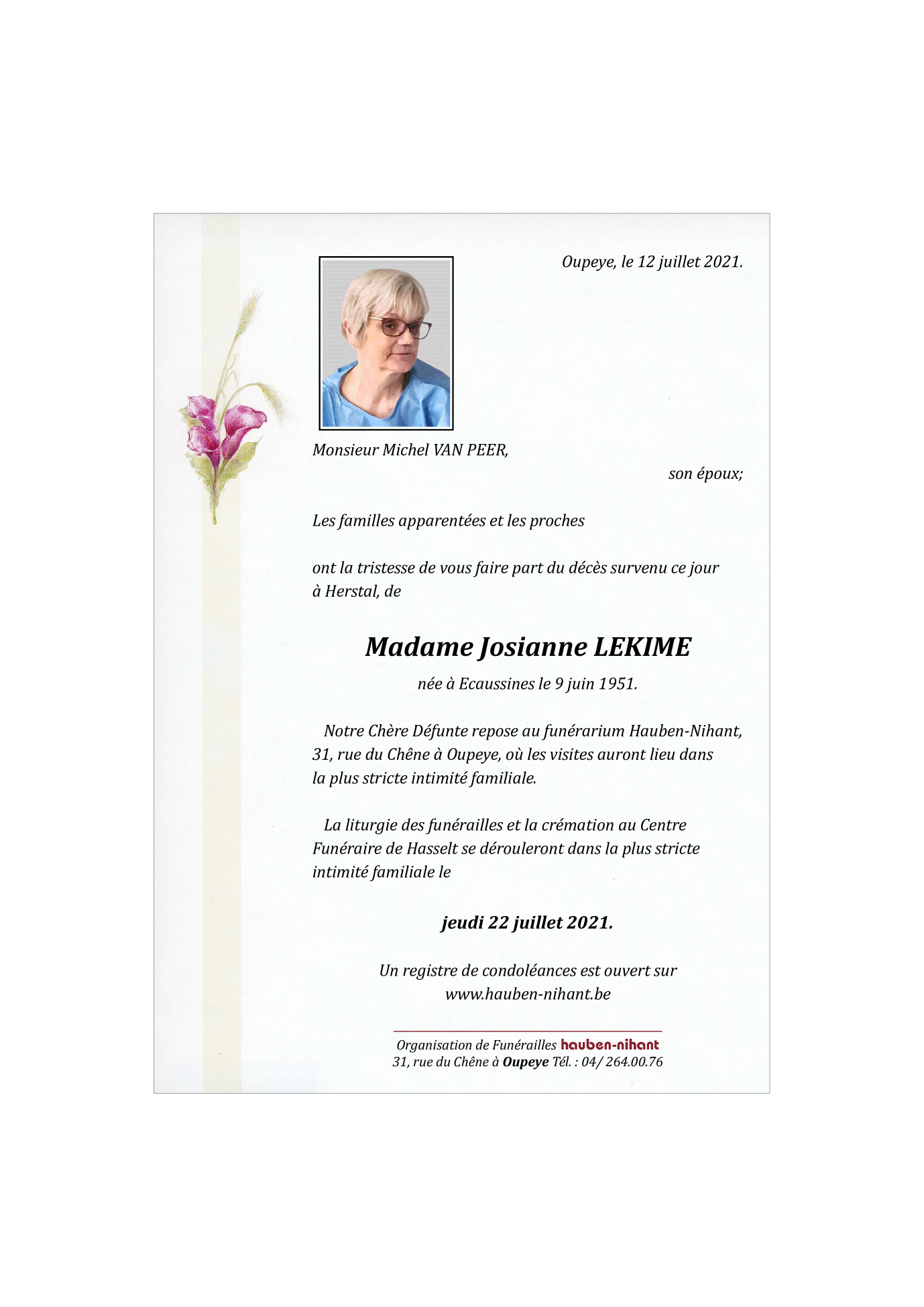 Image Annonce nécrologique