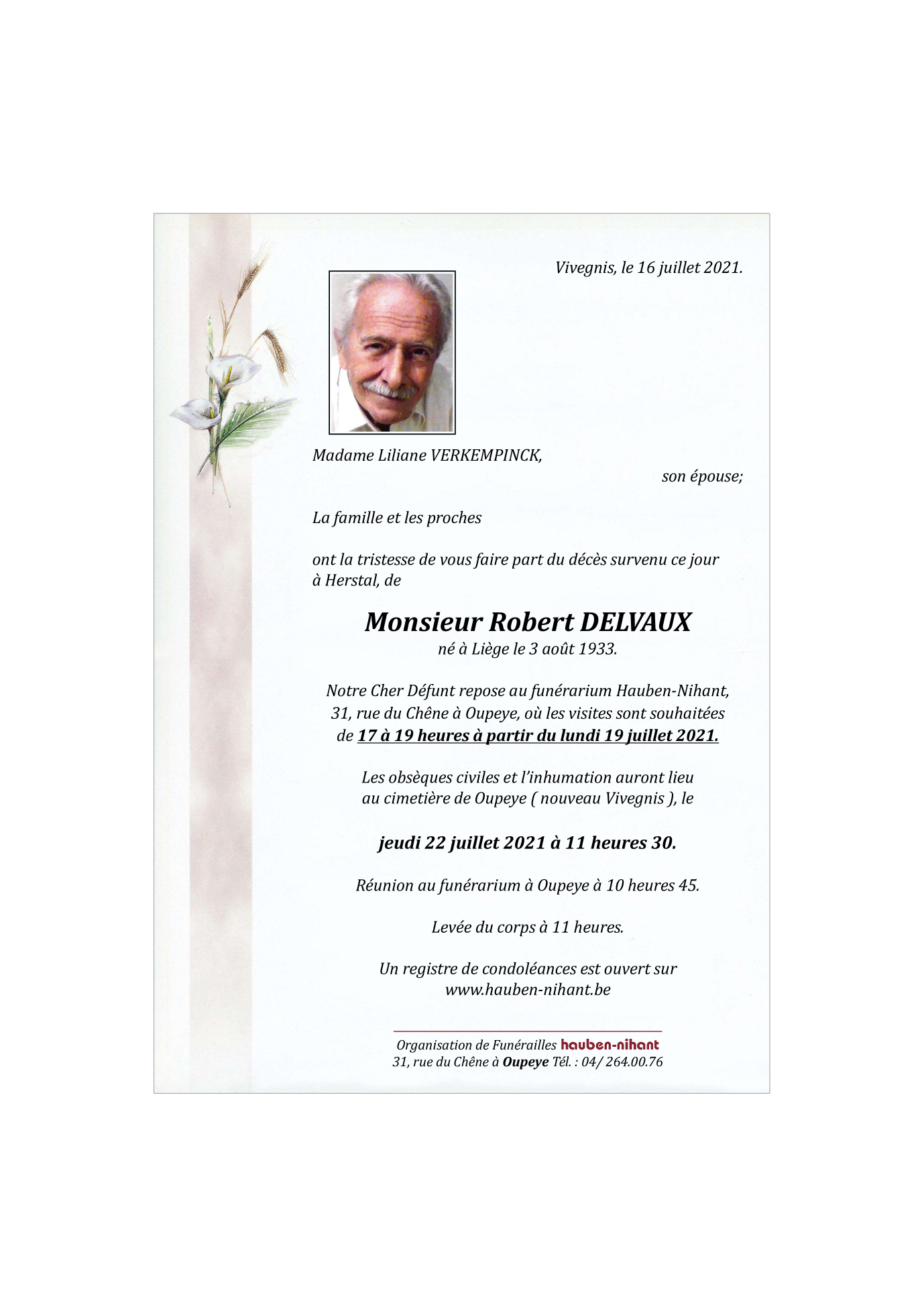 Image Annonce nécrologique