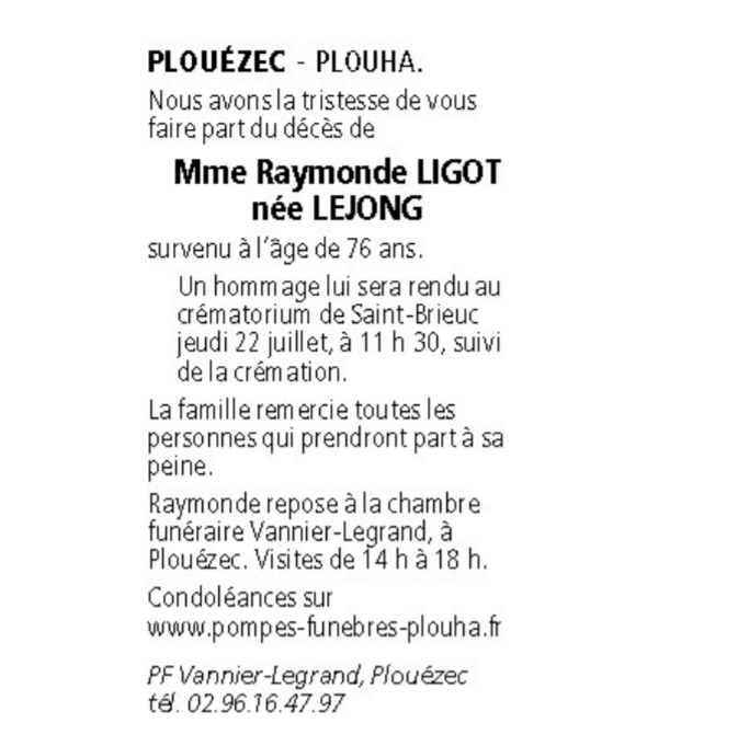 Image Annonce nécrologique