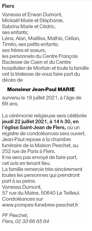 Image Annonce nécrologique