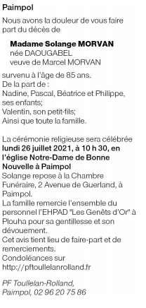 Image Annonce nécrologique