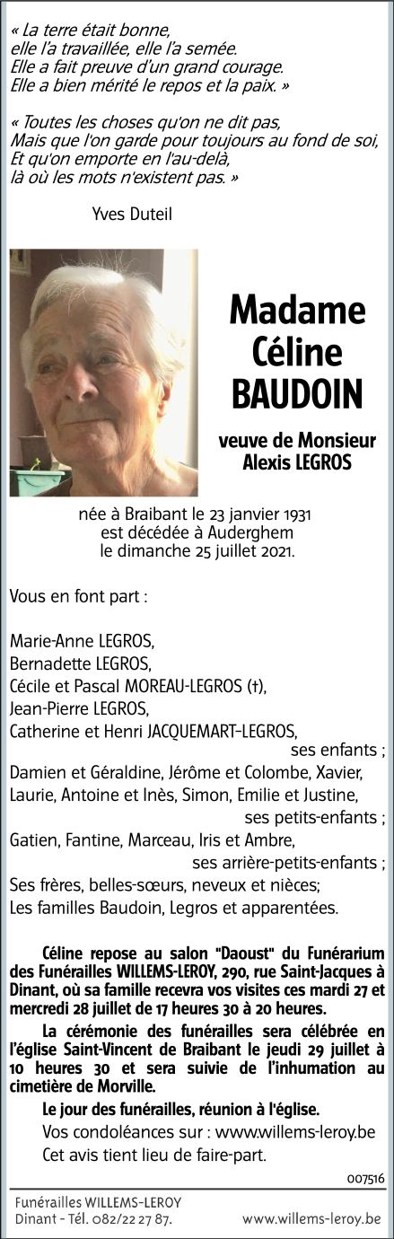Image Annonce nécrologique