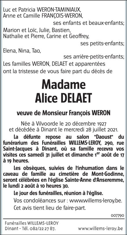 Image Annonce nécrologique