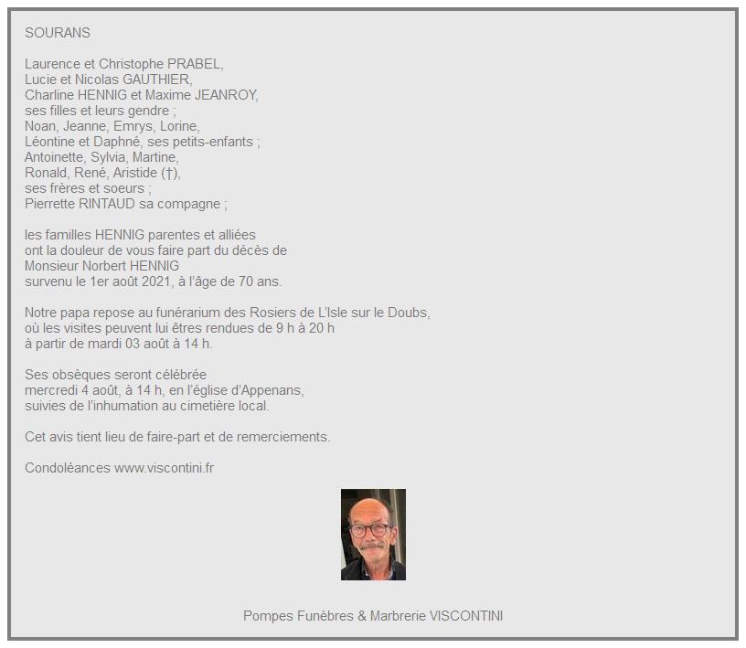 Image Annonce nécrologique
