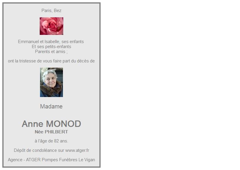 Image Annonce nécrologique