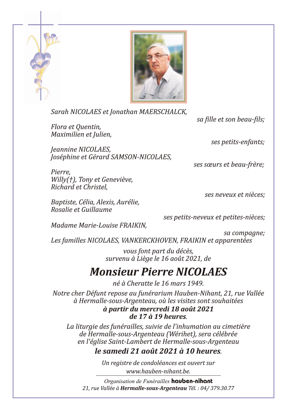 Image Annonce nécrologique