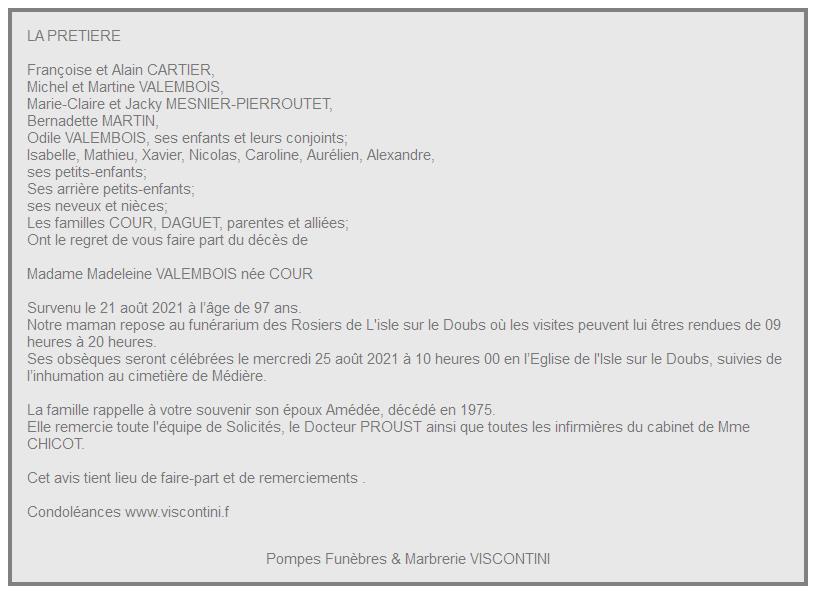 Image Annonce nécrologique