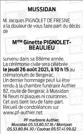 Image Annonce nécrologique