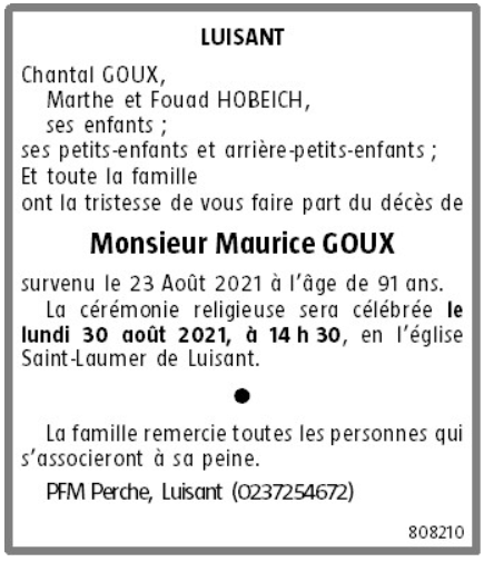 Image Annonce nécrologique