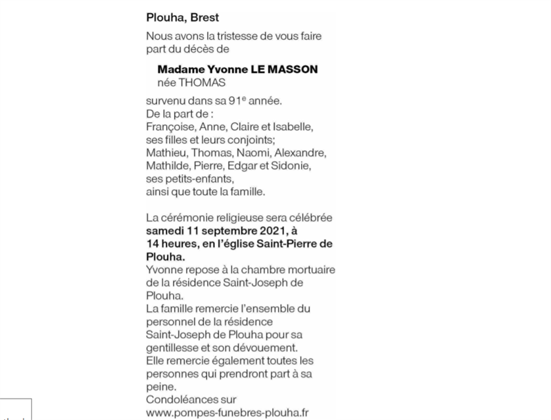 Image Annonce nécrologique