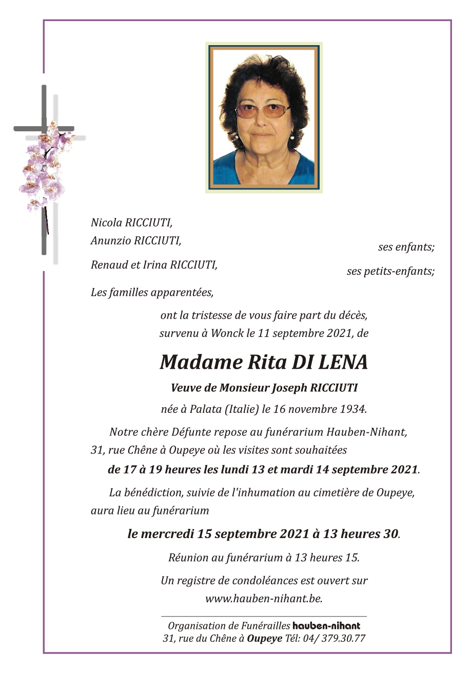 Image Annonce nécrologique
